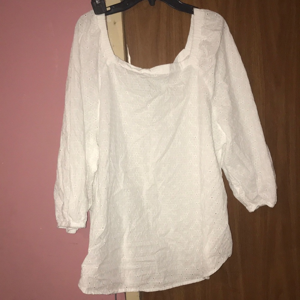 Liz Claiborne White XXL Top